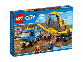LEGO City 60075 - Koparka i ciężarówka