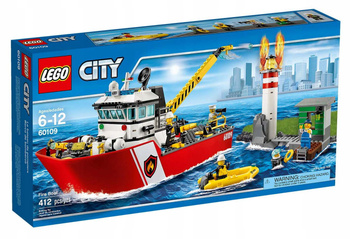 LEGO City 60109 - Łódź strażacka
