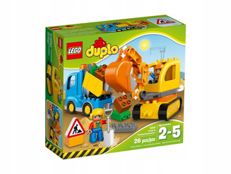 LEGO Duplo 10812 - Ciężarówka i koparka gąsienicowa