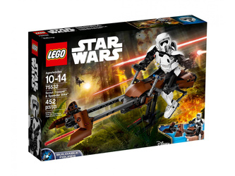 LEGO Star Wars 75532 - Zwiadowca szturmowców i jego śmigacz