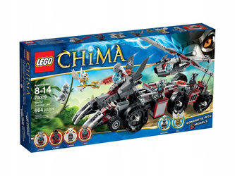 LEGO Chima 70009 - Pojazd bojowy Worriza