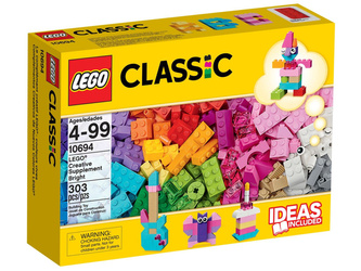 LEGO Classic 10694 - Kreatywne budowanie LEGO w jasnych kolorach
